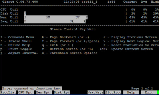 HP-UX在线性能监控工具GlancePlus介绍（一） - 王大头 - 王大头